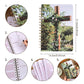 48 Sheets Cross Prayer Notebook Guided Devotional Journal with Bible Study Pages Elegant Religious Accessory for Christian