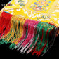 1Pcs Tibetan Style Embroidered Flags,1.4m Auspicious Dragon Pattern Home Decor Hanging Banner Buddhist Item Altar Prayer Flags