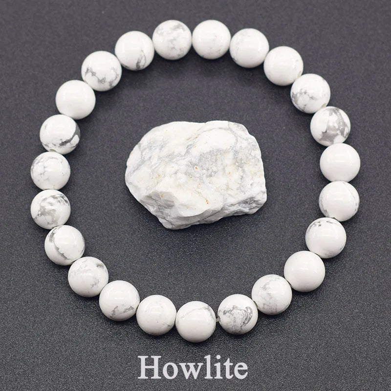 Natural Stone Real Red Jasper Prayer Bead Bracelet Women Men Rosary Stretch Elastic Bracelets Yoga Meditation Jewelry Wholesale