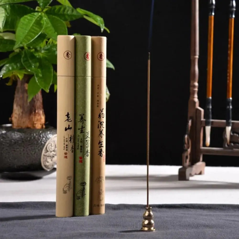 1/2Box Sandalwood Mugwort Scent Incense Stick Tranquilize Mind Home Office Bedroom Refreshing Scent 20g/Box Natural