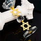 Crystal Star of David Candle Holders Set of 2 Hanukkah Menorah Jewish Shabbat Wedding Decor Elegant Tealight Votive Stick Holder
