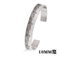 New Classic Simple Men Bracelet Open Adjustable Glossy Stainless Steel Bracelet BR1133