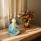 1 Piece Resin Craft Meditation Turtle Statue, Resin Zen Decoration, Home and Garden Sculpture, Resin Zen Decoration Suitable for Turtle Enthusiasts and Collectors.