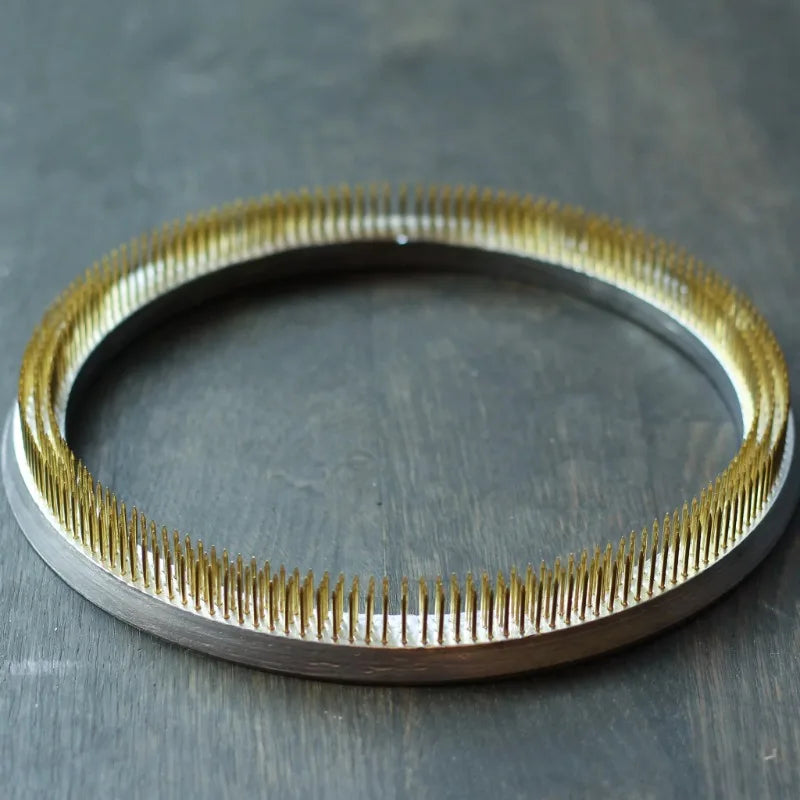 Japanese Ikebana Metal Round Kenzan Ring Flower Base Arranger Flower Arrangement Tool