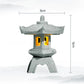 New Mini Pagoda Lantern Light Garden Statue Decorative Sand Stone Micro Landscape Lamp Zen Yard Miniature Bonsai