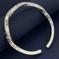 925 sterling silver, totem open bracelet, balance of wildness and elegance