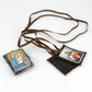 5Pcs/Lot Church Group Prayer Baptism Communion Sacraments Gifts Our Lady of Mt. Carmel and Sacred Heart of Jesus Scapular Badges
