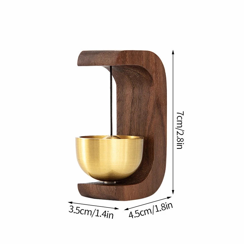 Wooden Door Bell Japanese Wind Chime Door Chime Room Decor Home Front Doorbell Landscape Bell Shopkeeper Remind Bell 풍경