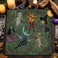 Divination Altar Cloth Civet Cat Tarot Tablecloth For Tarot Card Reading Decorative Voo-Polyester Oracle Card Mat