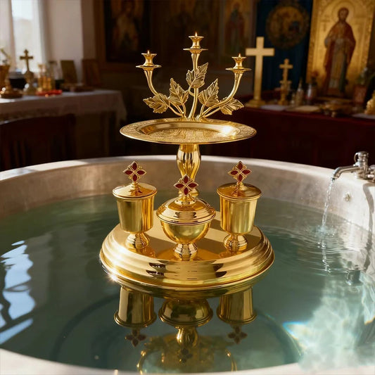 New Orthodox Liturgical Instruments Core Items For Church Sacraments Communion Cakes Trays Holy Water And Other Sacred Items