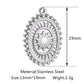 3pcs/Lot Stainless Steel Casting Sunburst Sun Moon Star Charms Pendant For DIY Necklace Bracelet Earrings Jewelry Accessories