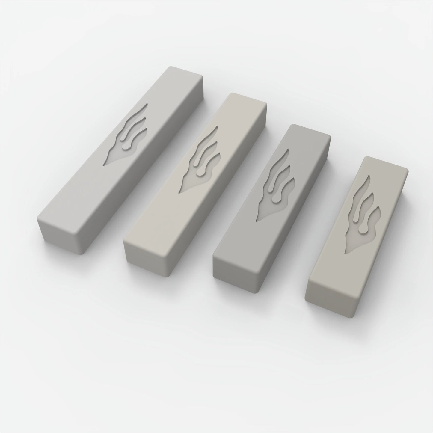 Concrete & Jesmonite Classic Rectangle Silicone Molds for Mezuzah cases | Shin Flames | Silicone Molds for Mezuzah Cases