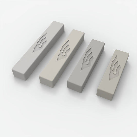 Concrete & Jesmonite Classic Rectangle Silicone Molds for Mezuzah cases | Shin Flames | Silicone Molds for Mezuzah Cases
