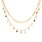 DIEYURO 316L Stainless Steel Geometry Pearl Pentacle Necklace New Delicate Fashion Gold Color Star Pendant Neck Jewelry Gifts