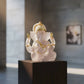 Elephant Deity Statue Statue Colored Glaze Effect Indian Elephant God Idol Resin Elephant Deity Statue Statue High-Quality