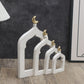 1 PC Candlestick Muslim Kaaba Dome Mosque Islamic Desktop Ornament Table Car Decor Crafts Gifts