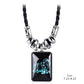 2024 Personalized Pendant Necklace Galaxy Constellation Design 12 Zodiac Sign Horoscope Astrology Necklace For Women Men Resin J