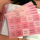 Pink Bible Tabs Large Print Laminated Bible Tabs for Women and Men Easy to Read Bible Book Tabs for Study Bible Index Tabs