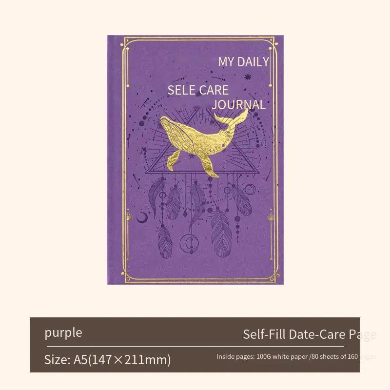 2026 new Elegant Gratitude Diary: Gilded Undated Planner for Mindfulness & Self-Reflection in English