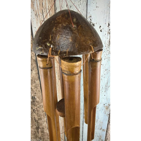 Natural Handmade Bamboo Tube Wind Chime wind Bell for Outdoor indoor Home Garden Patio Tree Decor Ornaments