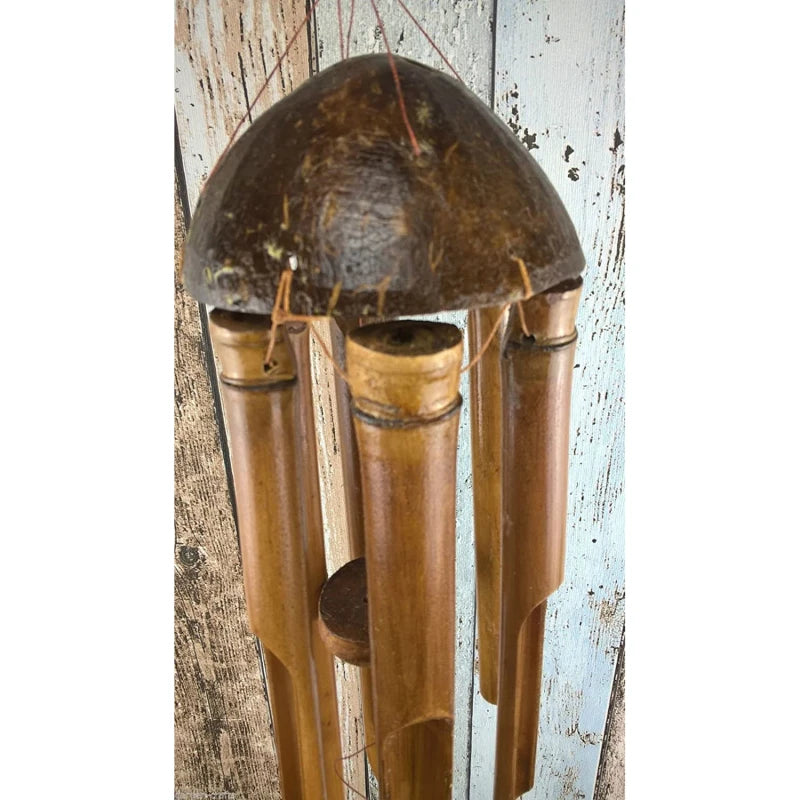 Natural Handmade Bamboo Tube Wind Chime wind Bell for Outdoor indoor Home Garden Patio Tree Decor Ornaments
