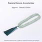 JD 10mm Natural Rose Quartz Bracelet Tassel Pendant 33 Prayer Beads Islamic Muslim Tasbih Allah Mohammed Rosary For Women Men