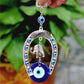 Turkish  Navy Blue Evil Eye Hanging Ornament Butterfly Horseshoe&Elephant Hanging Ornament Blessing Ornament Home Decor
