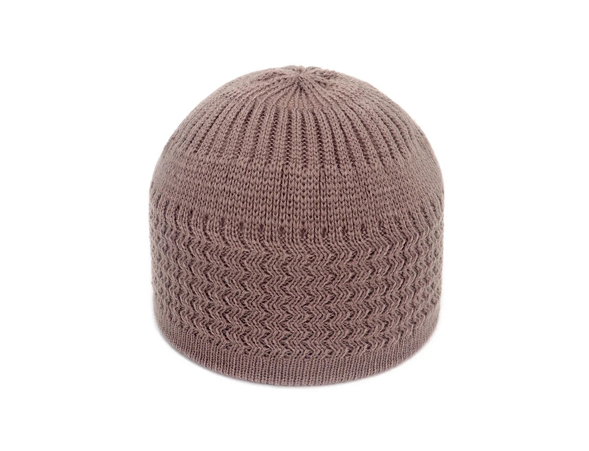 Unisex Knitted Beanies Cap for Islamic Ramadan Jewish Kippah Home Hat Winter Knitted Muslim Men Prayer Hats Men's Wrap Head Caps