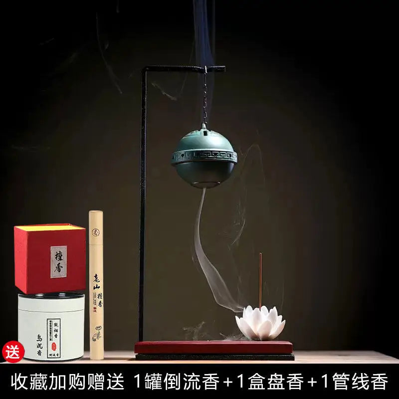 Backflow Incense Is A Household Indoor Zen-style Tea Room Sandalwood Ancient-style Decorative Item Ramadan Decorations Bakhoor