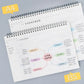 Mind Mapping A4/B5 Cornell Grid Notebook Student Coil Book Daily Weekly Monthly Planner School Office Supplies Ruled Stationery