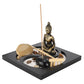 Buddha Sand Tray Zen Garden Decor Resin Craft Home Ornament for Living Room Desktop Meditation Focus Innovative Mindful Gift