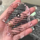 Pink 10pcs Prayer of the Way Hebrew Transparent Souvenir Pendant with Tassel & String Hamsa Custom Bar Mitzvah Gift Thanksgiving
