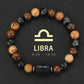 12 zodiac signs Bracelets Capricorn Taurus Cancer Virgo Pisces Bracelets Ladies Men Couples Friendship Jewelry Gift Bracelets