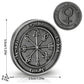 Key of Solomon Pentacle Talisman Coin Planetary Seal Amulet Occult Metal Tokens for Rituals,Spiritual Divination Gift Set