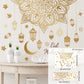 Eid Mubarak Wall Stickers Kareem Ramadan Decoration 2025 For Home Islamic Muslim Party Decor Mubarak Ramadan Window Sticker Gift