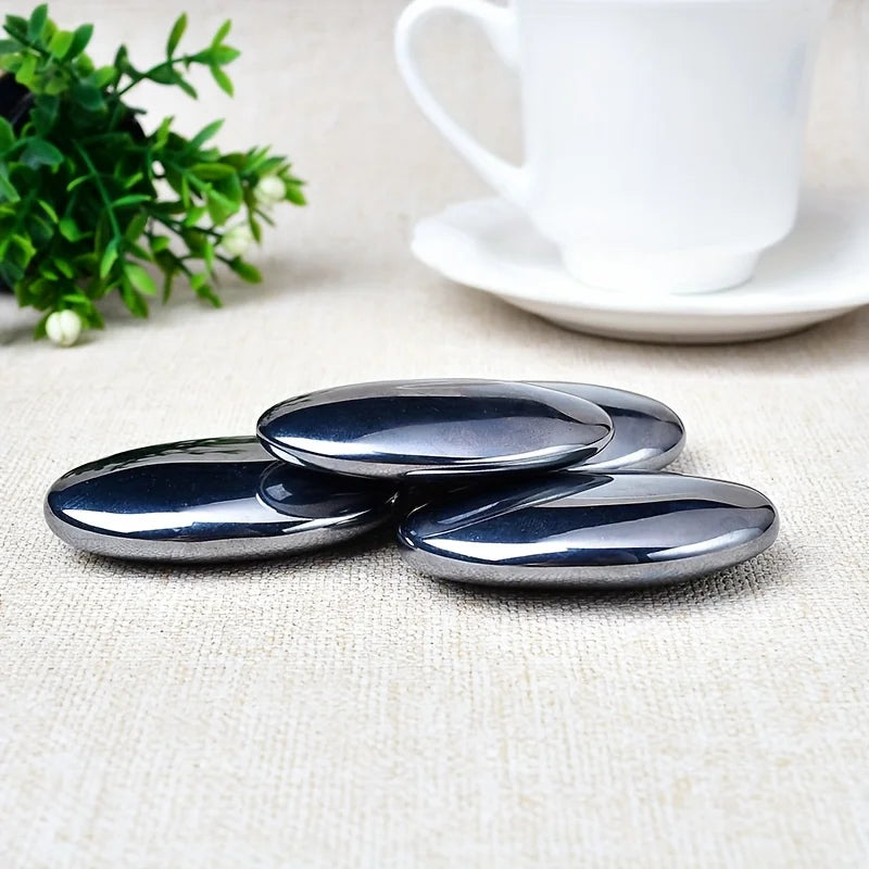 1 pc natural decoratives stone-Terahertz palm stone，polished Worry Stone for perfect crystal gift，special for parents or friends