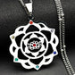 7 Chakra Sacred Geometry Metatron Necklace for Women Flower of Life Stainless Steel Stone Necklaces Reiki Healing Jewelry 9758