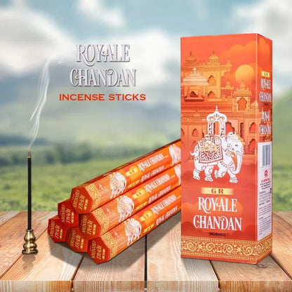 G R 20 Sticks Indian Incense CHENDAN Meditation Lavender Yoga Rose Jazmin Line Incense Purifying Air Deodorization Aromatherapy