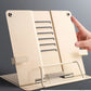 2023 Adjustable Portable Metal Adjustable Reading Book Holder Support Document Shelf Bookstand Tablet Music Score Recipe Stand