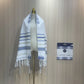 Tallit Messianic Scarf Fire Style Prayer Talit Jerusalem Hanukkah Shawl 50x180cm
