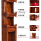 ZMLSolid Wood Altar Cabinet Buddha Niche Clothes Closet Altar New Chinese Three-Layer Household Buddha Shrine