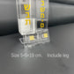 Transparent Acrylic Judaica Shabbat Match Box with Magnetic Lid Lucite Besamim Holder Box with Gold Logo Desktop Decor Gift