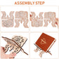 Wooden Bible Book Stand Desktop Reading Holder Quran Display Rack Elegant Multifunctional Book Shelf Home Office Temple