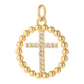 Goth Cross Chrams for Jewelry Making Supplies Golden Angel Charm Stainless Steel Long Chain Dijes Diy Necklace Earring Bracelet
