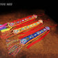 Tibetan Banner Ribbons,Colorful Brocade Buddhist Hall Decorative,Auspicious Cloud Embroidered Sutra Hanging Flags,Buddhist Item
