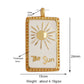 Trendy Shining Moon Star Space Celestial Compass Charm Pendant in Gold Colour , Jewelry Necklace Bracelet Making Supplies M71