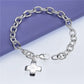 925 Sterling Silver Unique Cross Bracelets For Women Fashion Costume Jewelry 20cm 8inch Wedding Accessories Christmas Gifts