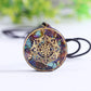 Natural Healing Crystal Raw Stone Net Pocket Pendant Necklace Energy Reiki Pendant Stainless Steel Chain Healing Stone Jewelry