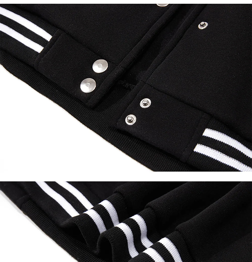 Jesus Saved My Life Letter Graphic Men'S Jackets Preppy Style Baseball Uniforms Casual S-5Xl High Street Motion Clothing