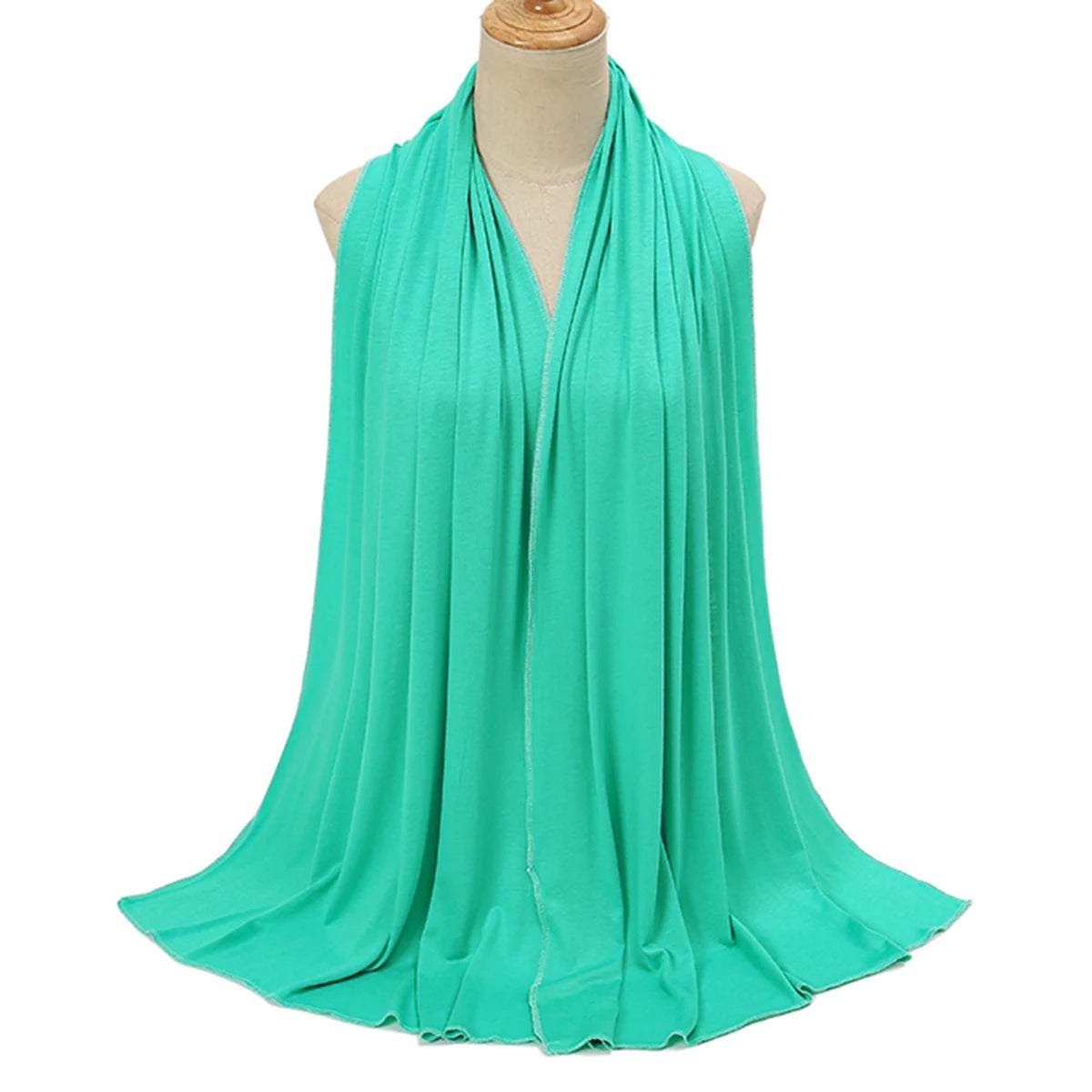 Premium Modal Cotton Jersey Hijab Scarf Muslim Long Shawl Women Plain Soft Turban Tie Head Wraps Africa Female Headband 170x60cm